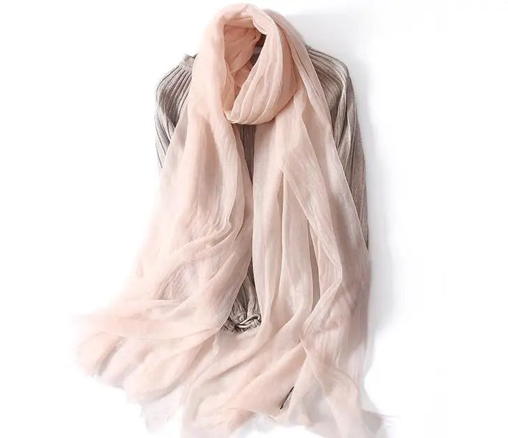 Womens Cashmere 100Ring Pashmina | Alabaster